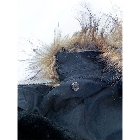 Abercrombie & Fitch Hooded Jacket | Black with Removable Liner - Picture 16 of 16